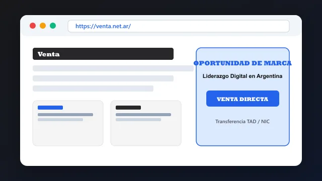 Modelo de aplicación comercial y proyectos digitales para venta.net.ar